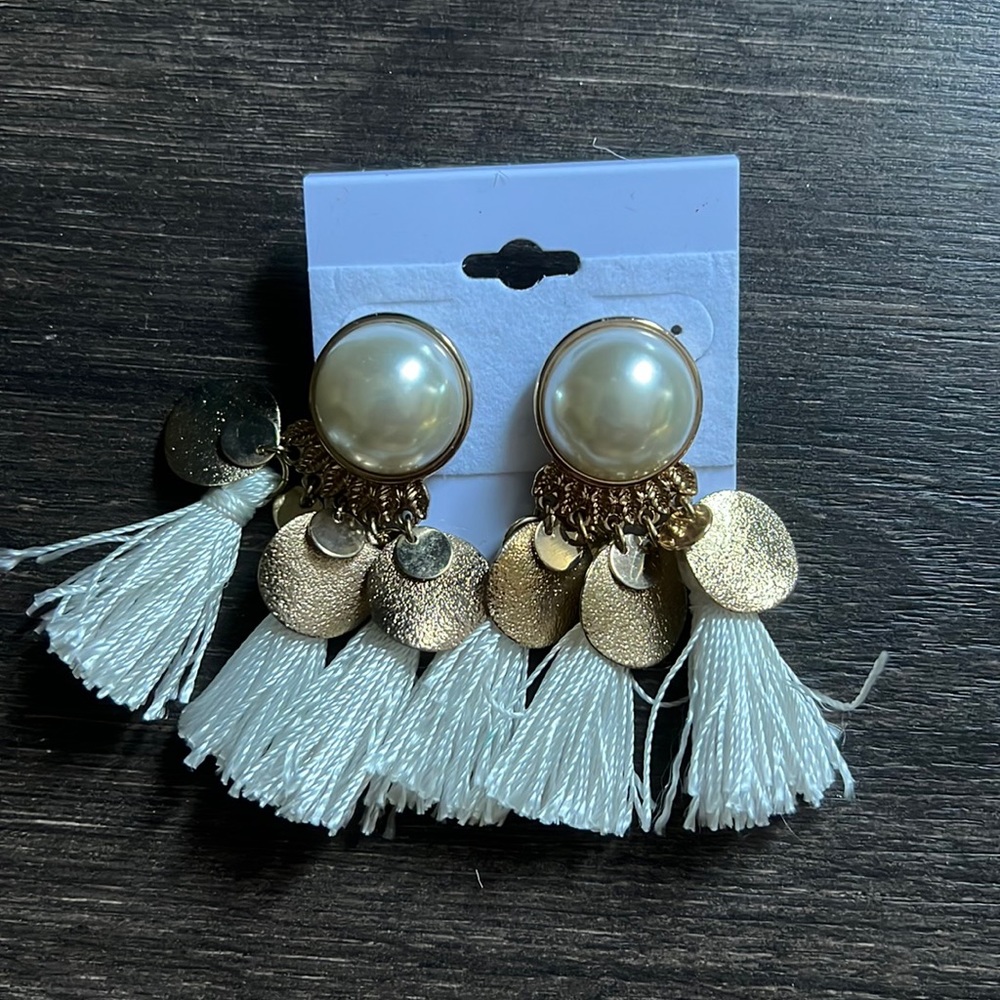 Stud Tassel Earrings